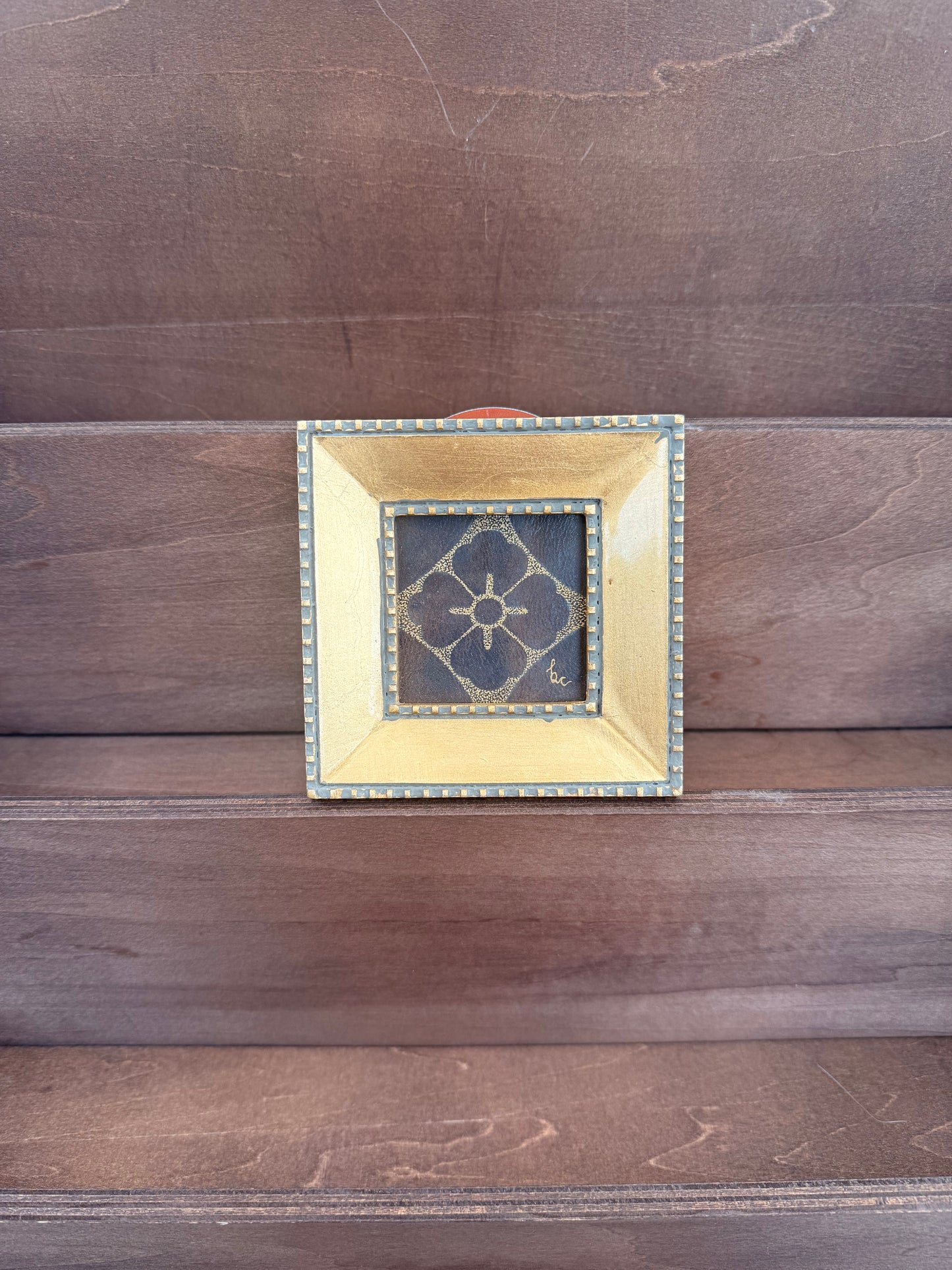 Framed Genuine Leather Ornamental (2/2)