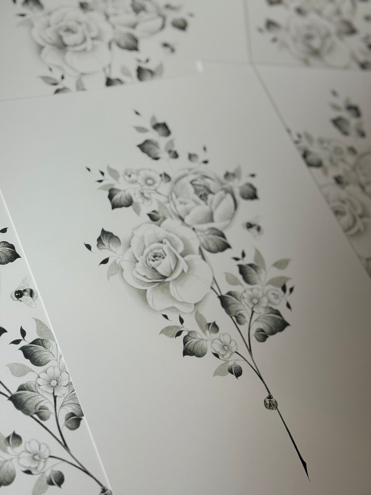 Floral Bouquet A4 Art Print